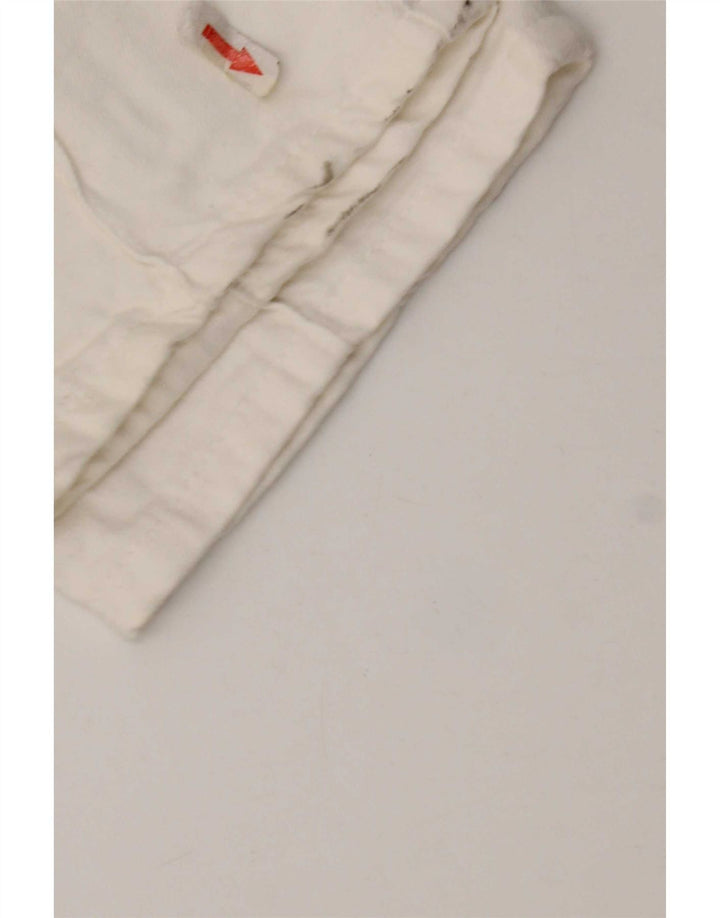 Calça jeans reta feminina Zara EU 32 2XS W22 L31 branco