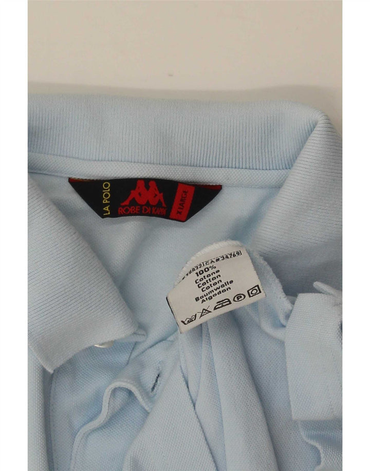 Camisa polo masculina Kappa XL algodão azul