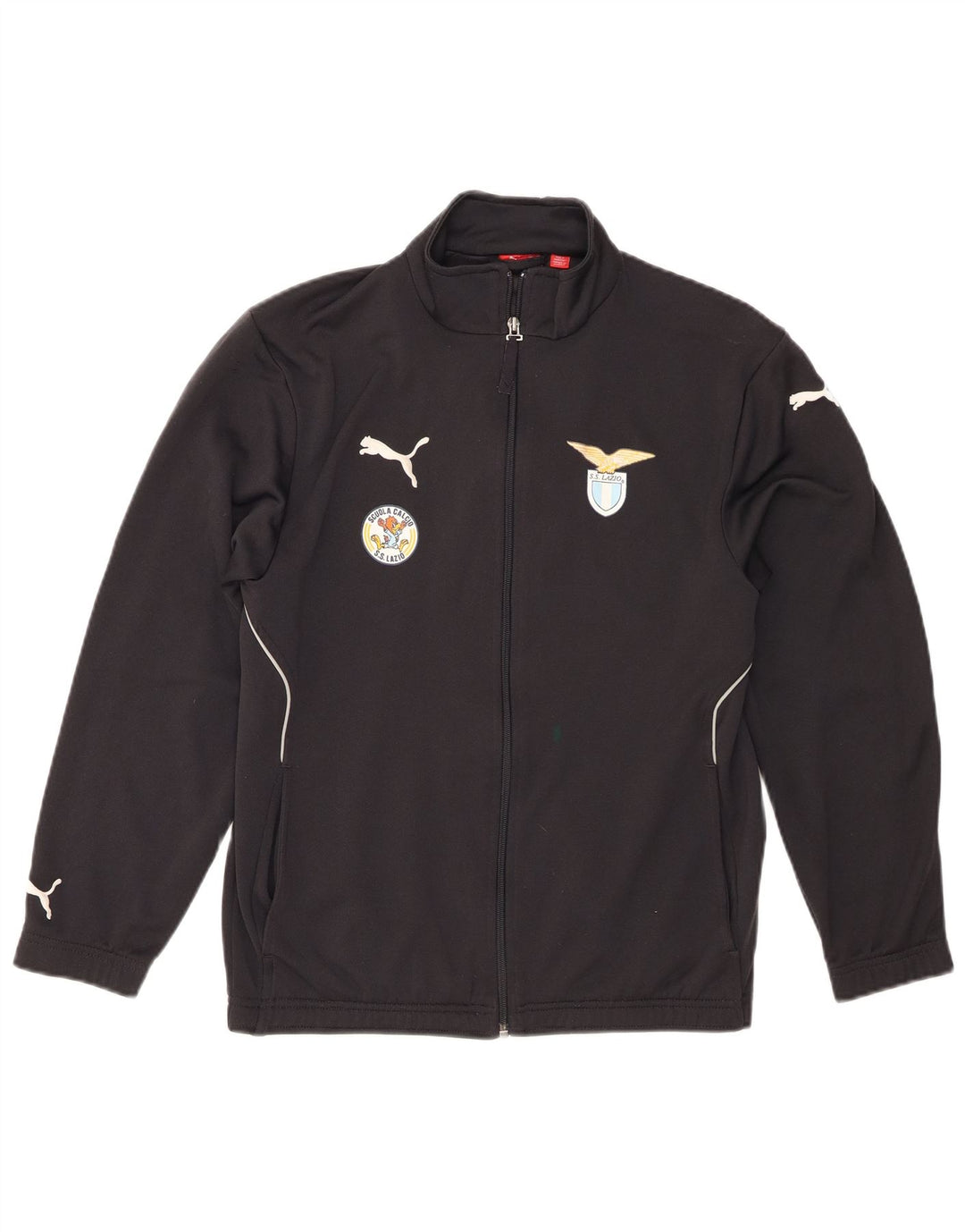 Jaqueta Puma Boys Graphic Tracksuit Top 13-14 Anos Poliéster Preto