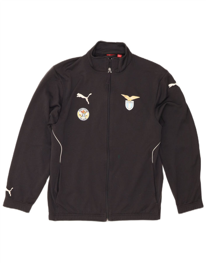 Jaqueta Puma Boys Graphic Tracksuit Top 13-14 Anos Poliéster Preto