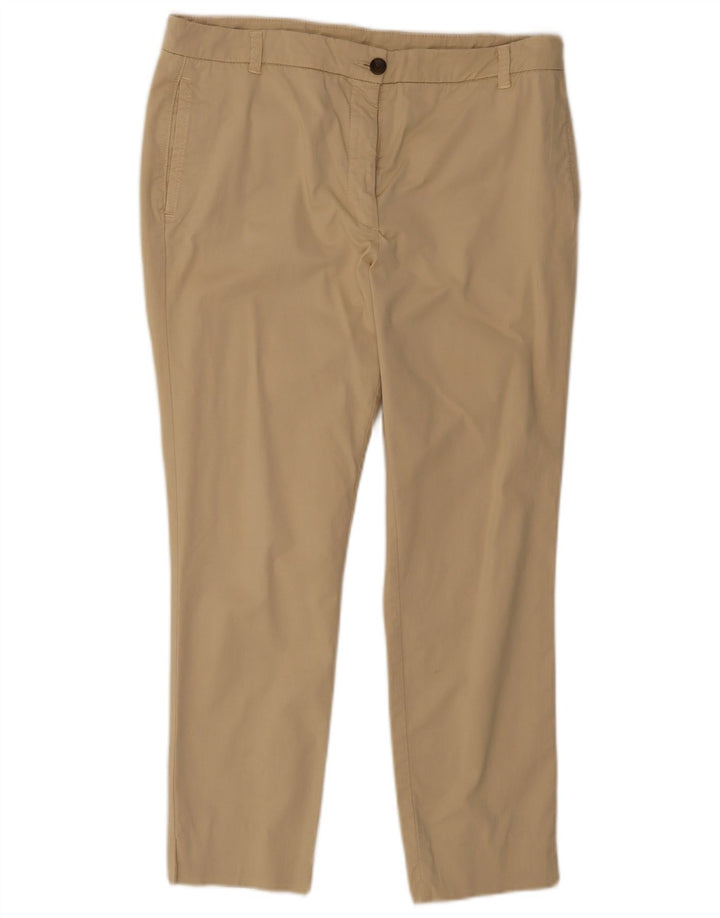 Calça Chino Slim Feminina Massimo Dutti W34 L26 Bege