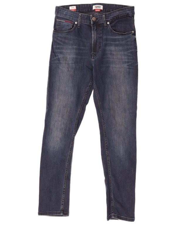 Tommy Hilfiger Masculino Simon Skinny Jeans W30 L30 Azul Marinho Algodão