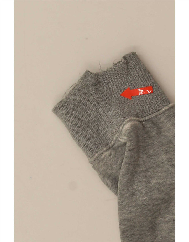 Moletom masculino Nike Jumper cinza médio algodão manchado