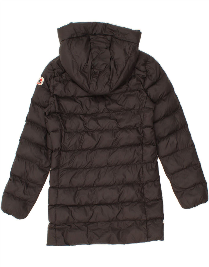 INVICTA Girls Hooded Padded Coat 9-10 Years Black Vintage Invicta and Second-Hand Invicta from Messina Hembry 