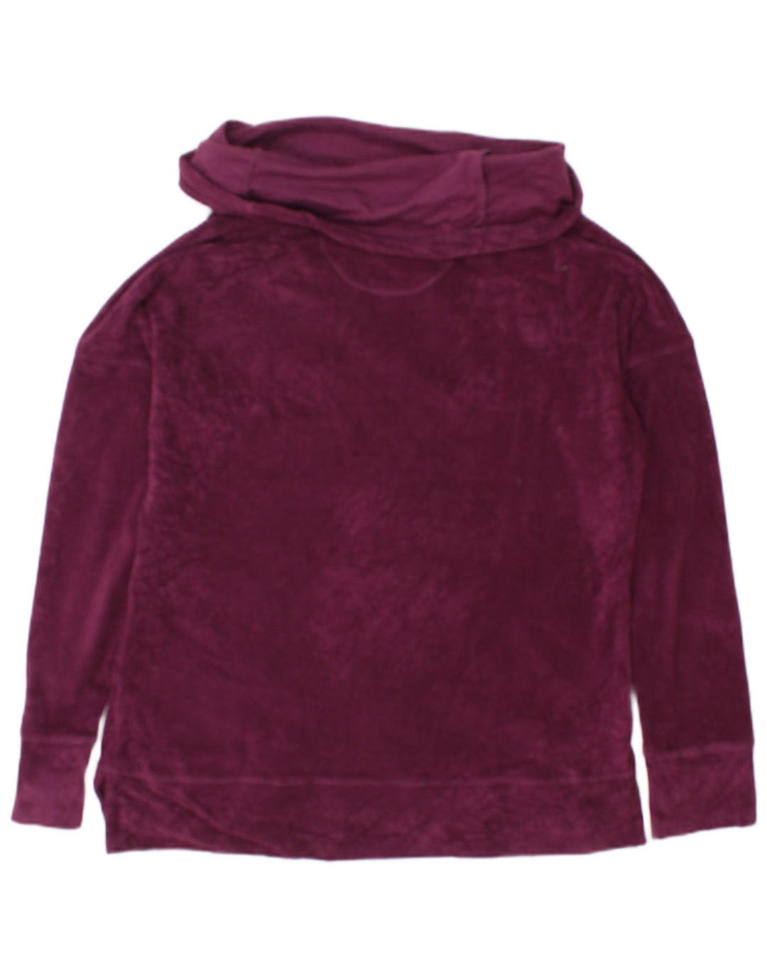 Calvin Klein moletom feminino de veludo jumper UK 16 grande poliéster marrom
