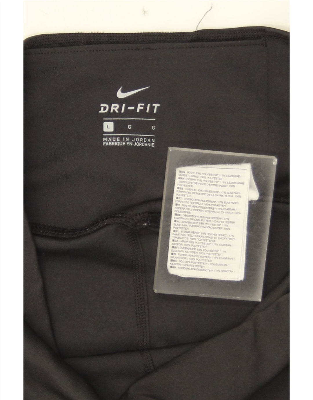 Calça Nike Dri Fit Feminina UK 14 Grande Poliéster Preto