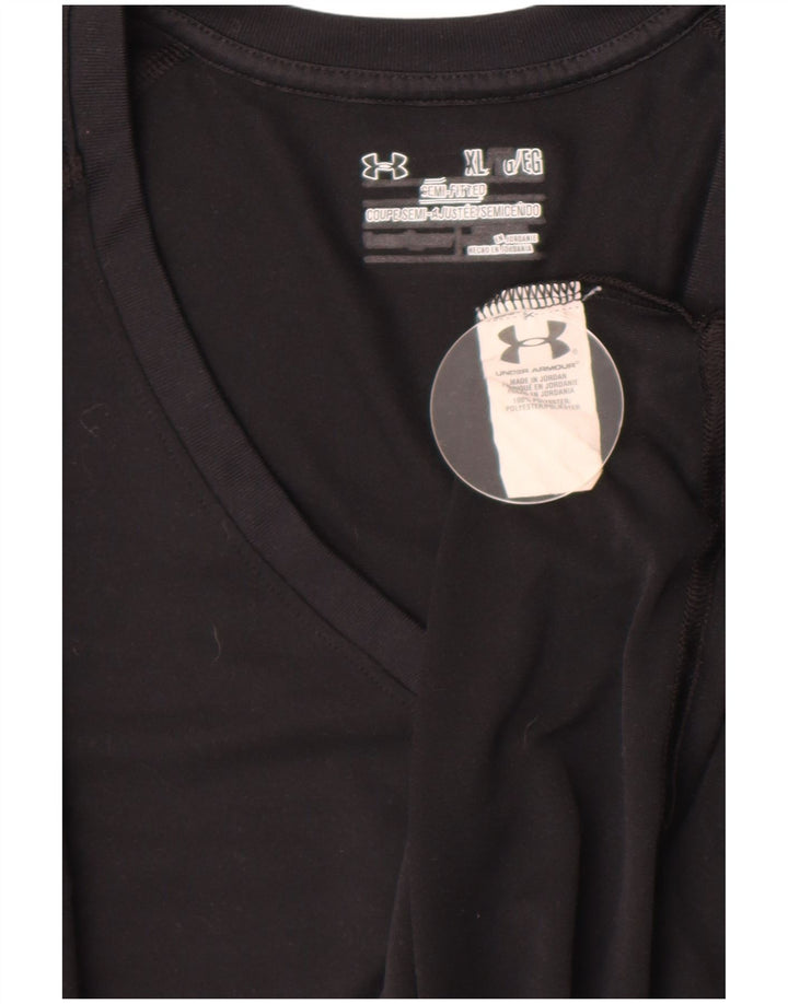 Camiseta feminina Under Armour UK 18 XL poliéster preto