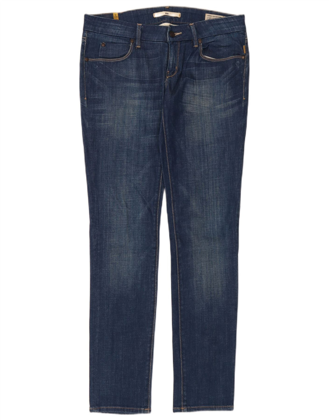 Meltin' Pot feminino Mika Slim Jeans W29 L32 algodão azul