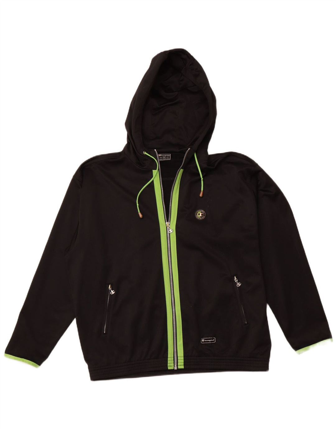 Jaqueta masculina com capuz CHAMPION XL poliéster preto