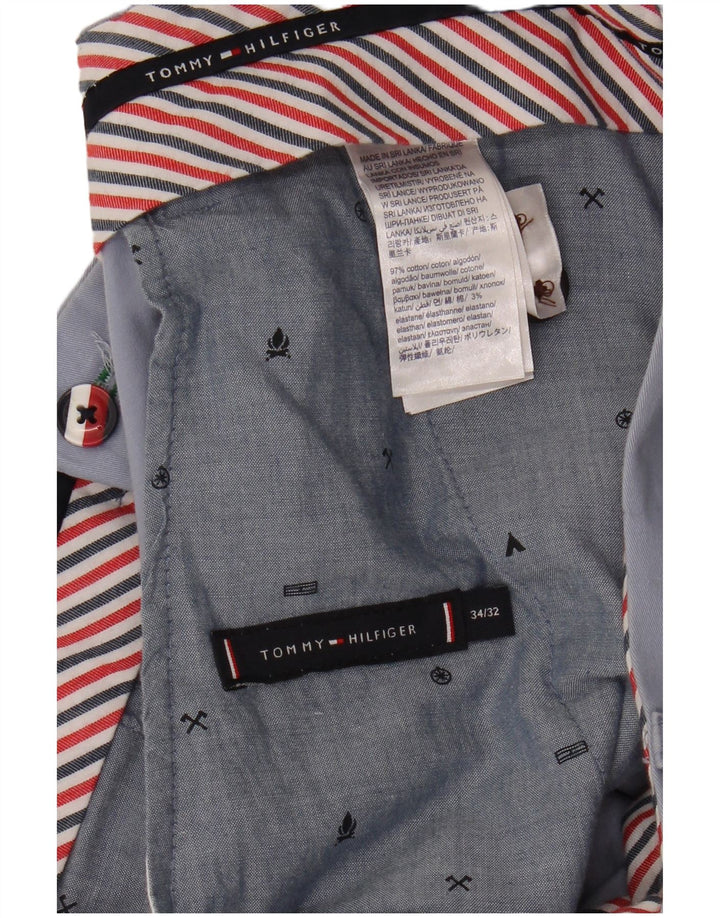 Calça Chino Masculina TOMMY HILFIGER W34 L32 Azul Algodão