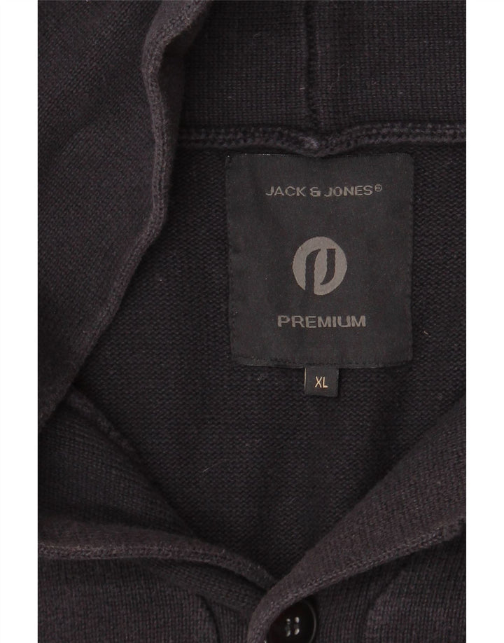 Suéter cardigã masculino JACK & JONES XL azul marinho