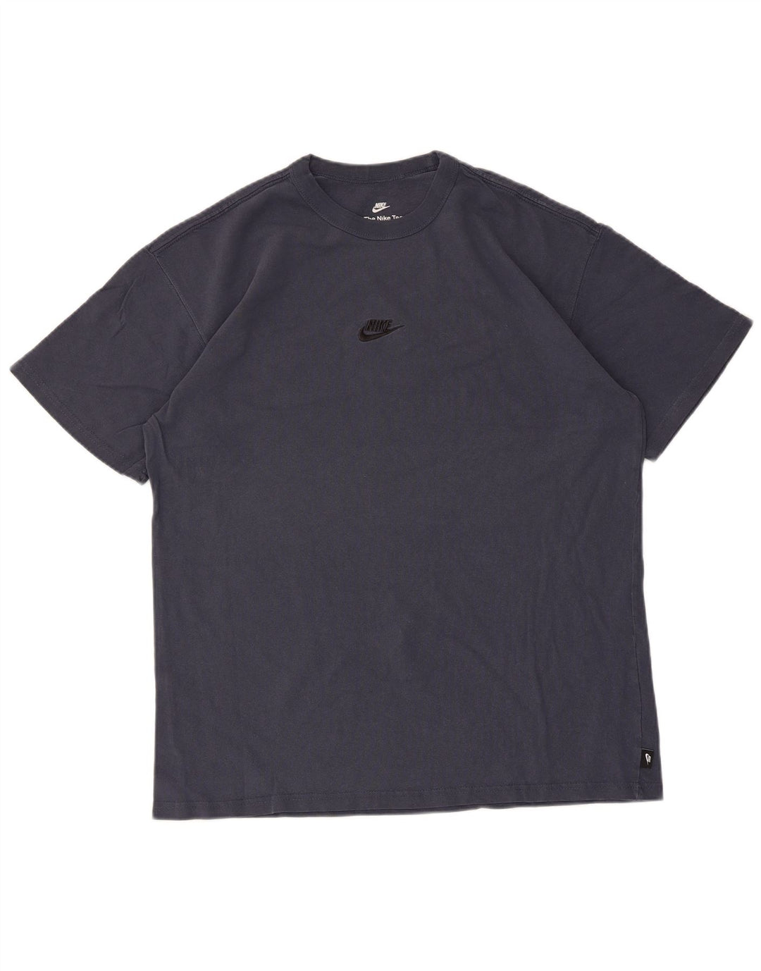 Camiseta masculina Nike Loose Fit Top Médio Algodão Azul Marinho