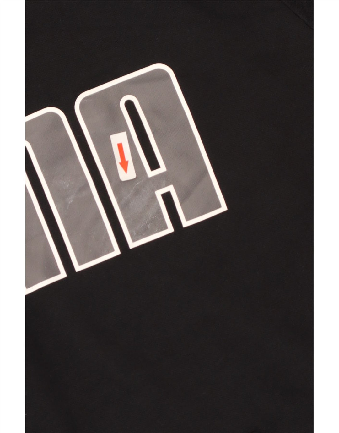 Puma masculino gráfico moletom com capuz 2XL algodão preto