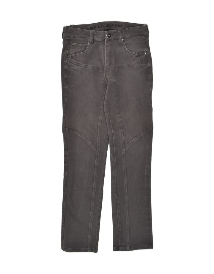 RIFLE Womens Slim Jeans W28 L29 Grey Cotton | Vintage Rifle | Thrift | Second-Hand Rifle | Used Clothing | Messina Hembry 