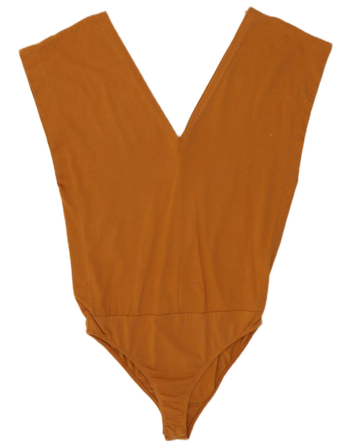 Macacão feminino Zara UK 10 pequeno laranja