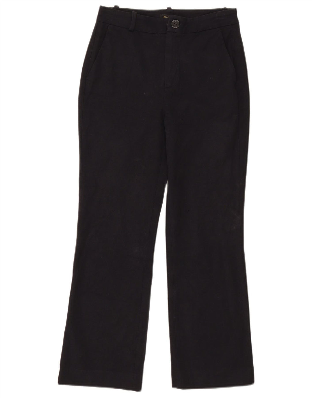 Calça Chino Feminina Massimo Dutti Bootcut 2XS W24 L25 Preta