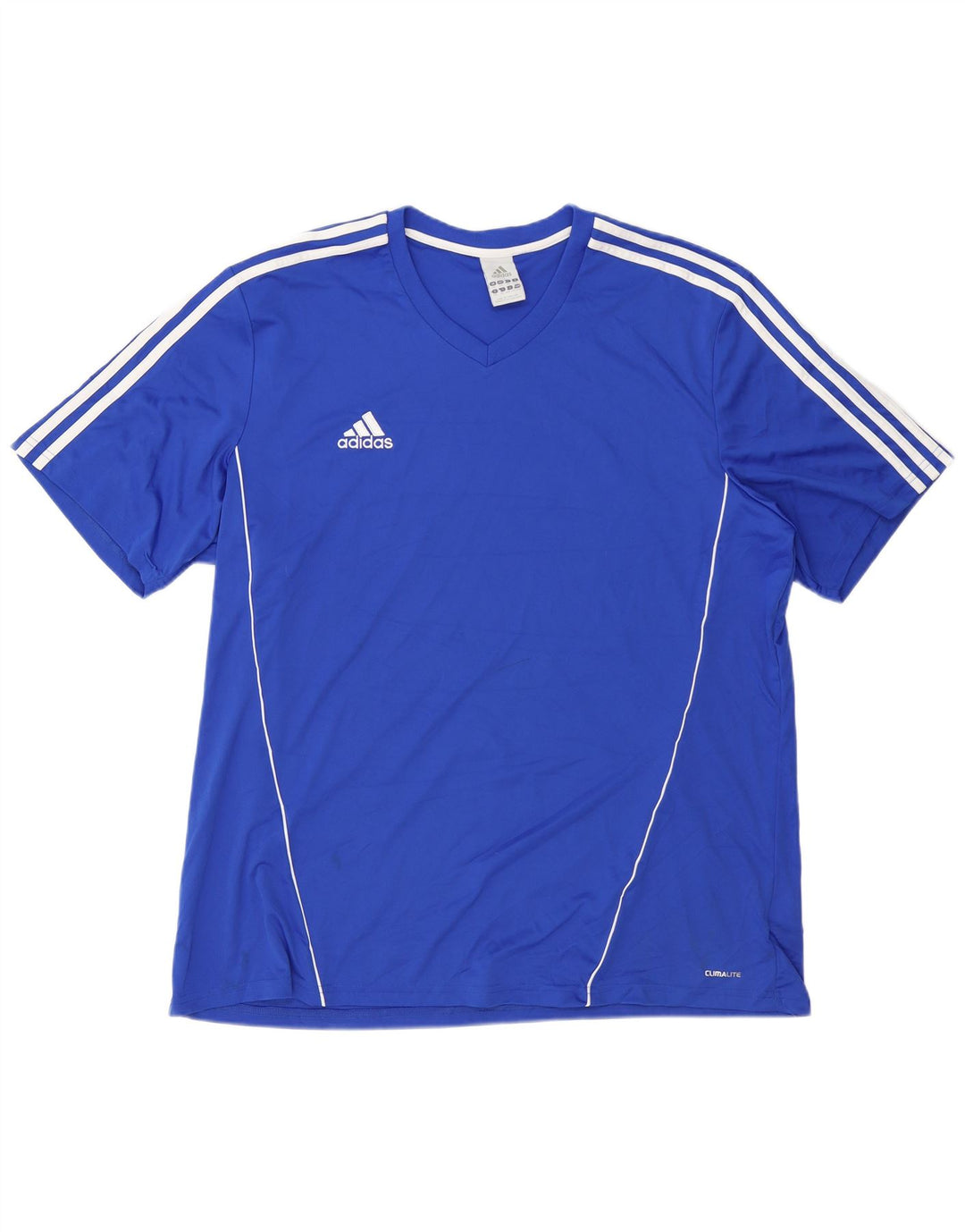 Camiseta Adidas Masculina Climalite Top 2XL Azul Poliéster