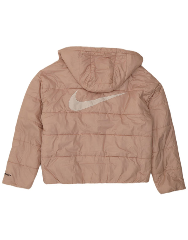 Jaqueta Nike Feminina Therma-Fit Graphic com Capuz Acolchoado Reino Unido 14 Médio Rosa