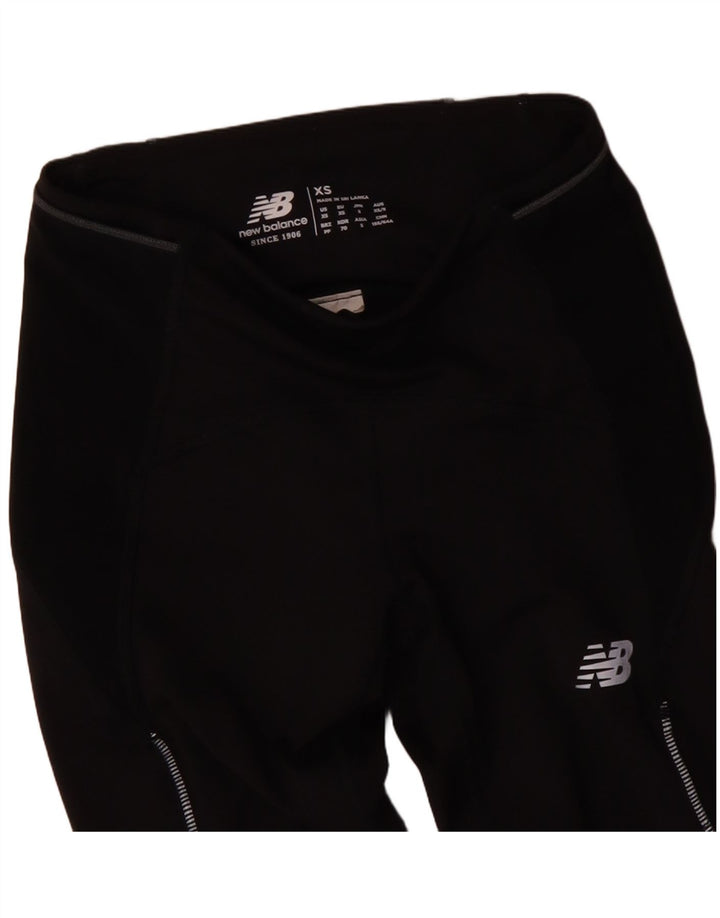 Leggings femininos NEW BALANCE Crop Graphic UK 4 XS Preto