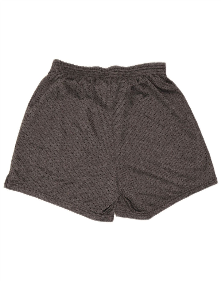 Shorts esportivos masculinos Champion grande poliéster cinza