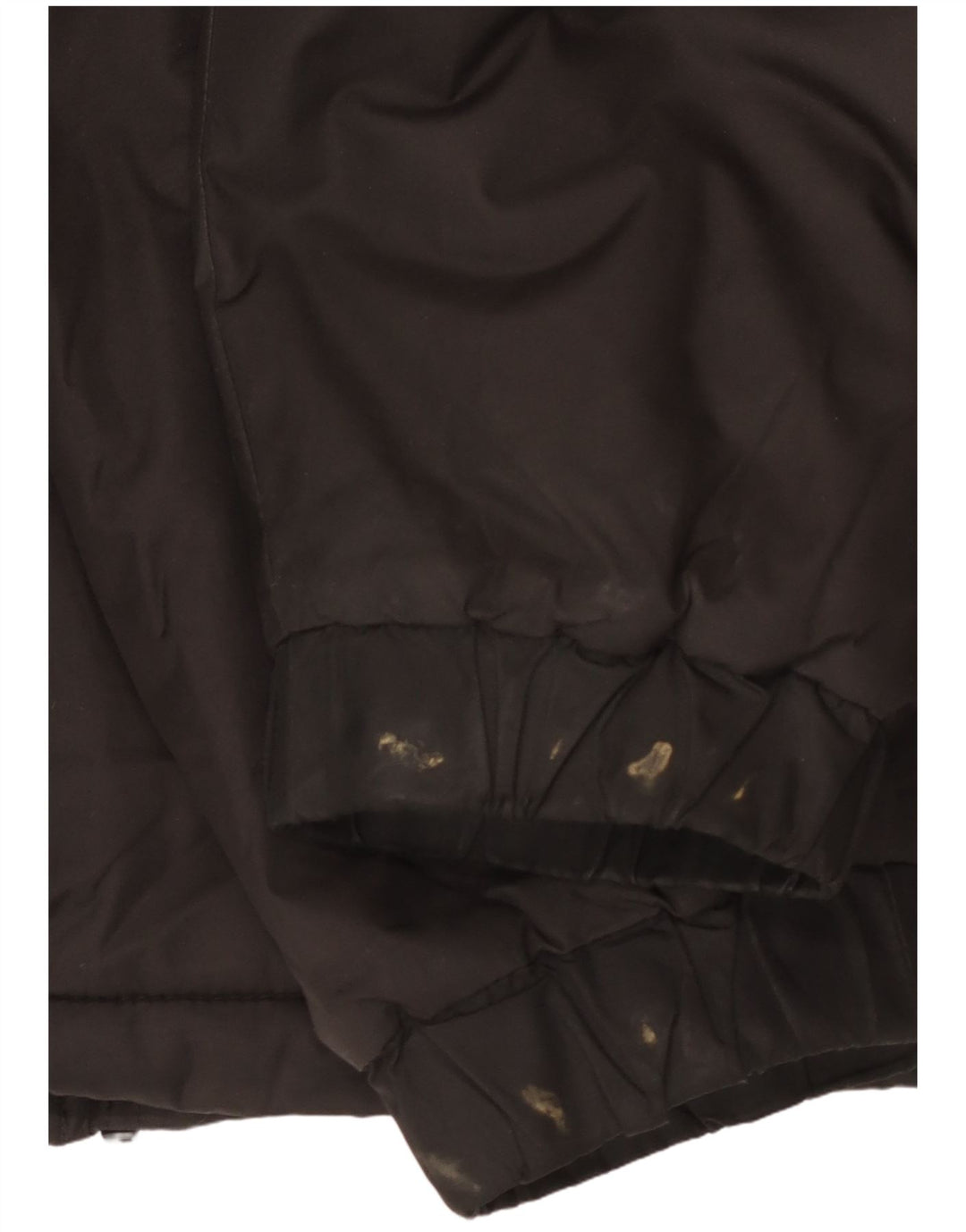 Jaqueta corta-vento masculina Kappa com capuz gráfico UK 40 grande poliéster preto