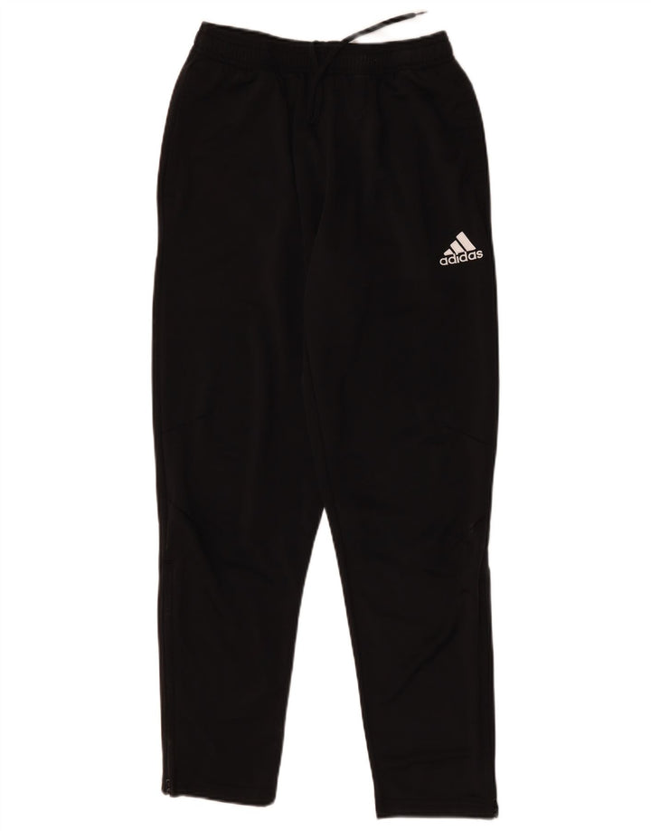 Calças de treino masculinas ADIDAS poliéster preto médio