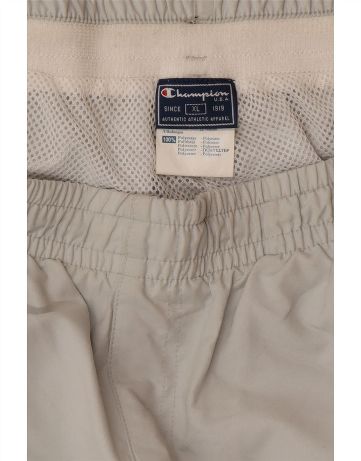 Calça de treino masculina Champion XL cinza poliéster