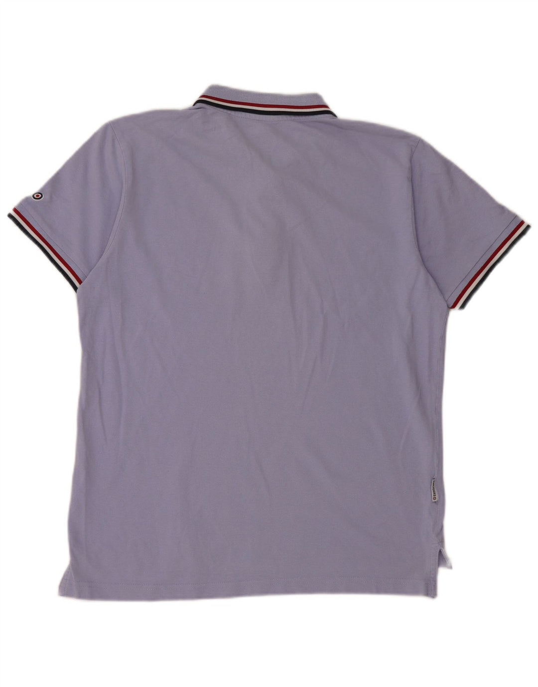 Camisa polo masculina Lambretta algodão azul médio