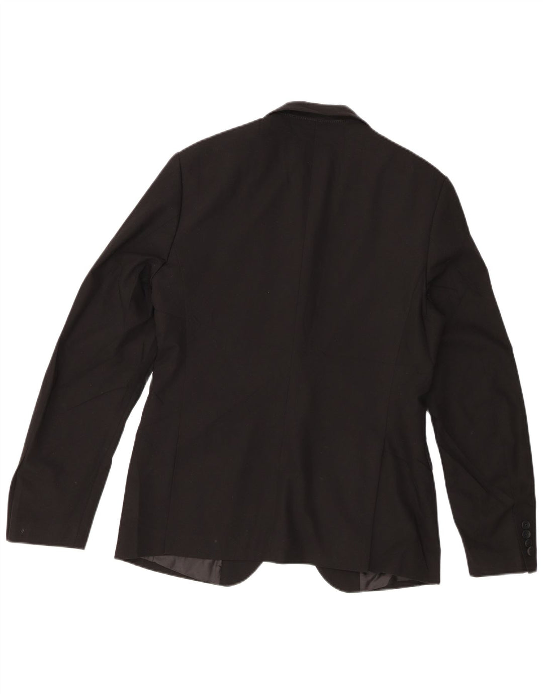 Jaqueta blazer masculina Zara com 2 botões EU 48 Viscose preta média