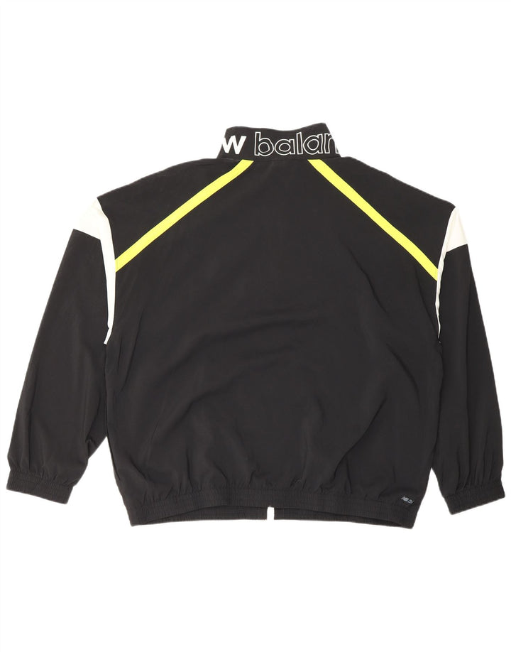New Balance Masculino Graphic Full Tracksuit Médio Preto Colourblock Poliéster