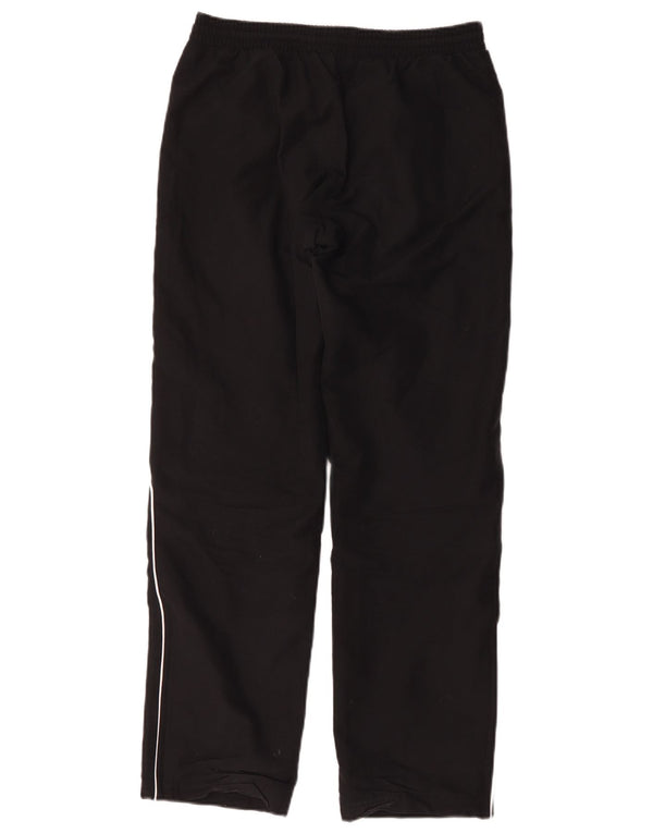 Calça de treino feminina Adidas UK 10 pequena poliéster preto