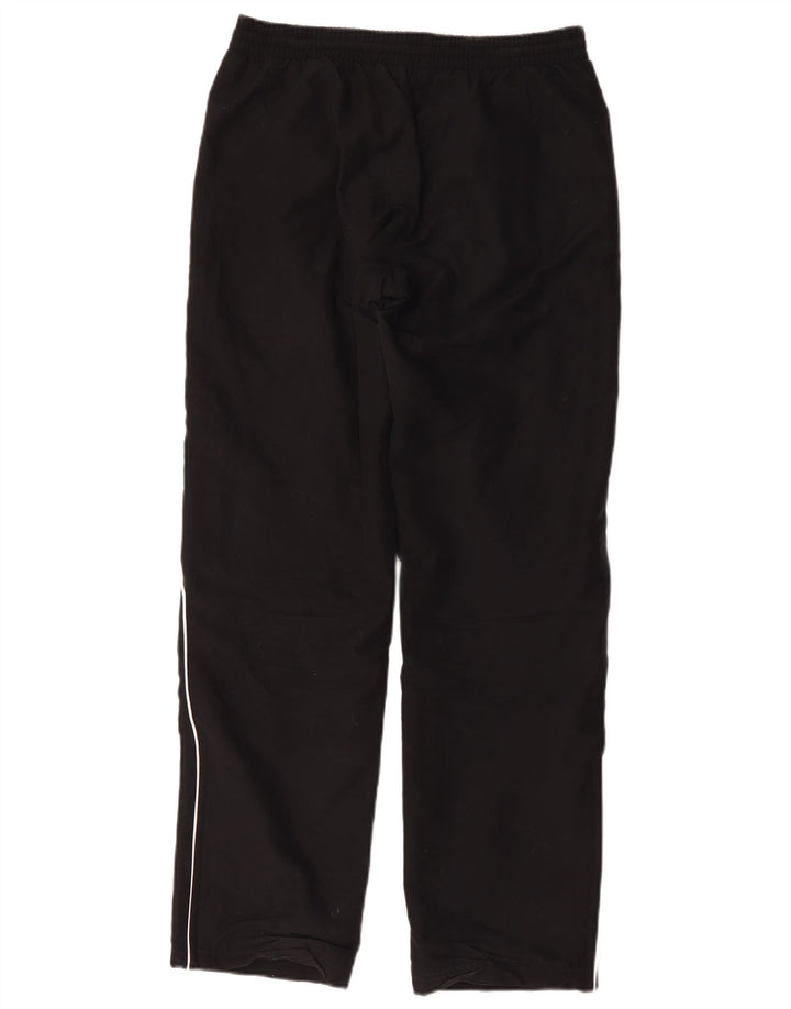 Calça de treino feminina Adidas UK 10 pequena poliéster preto
