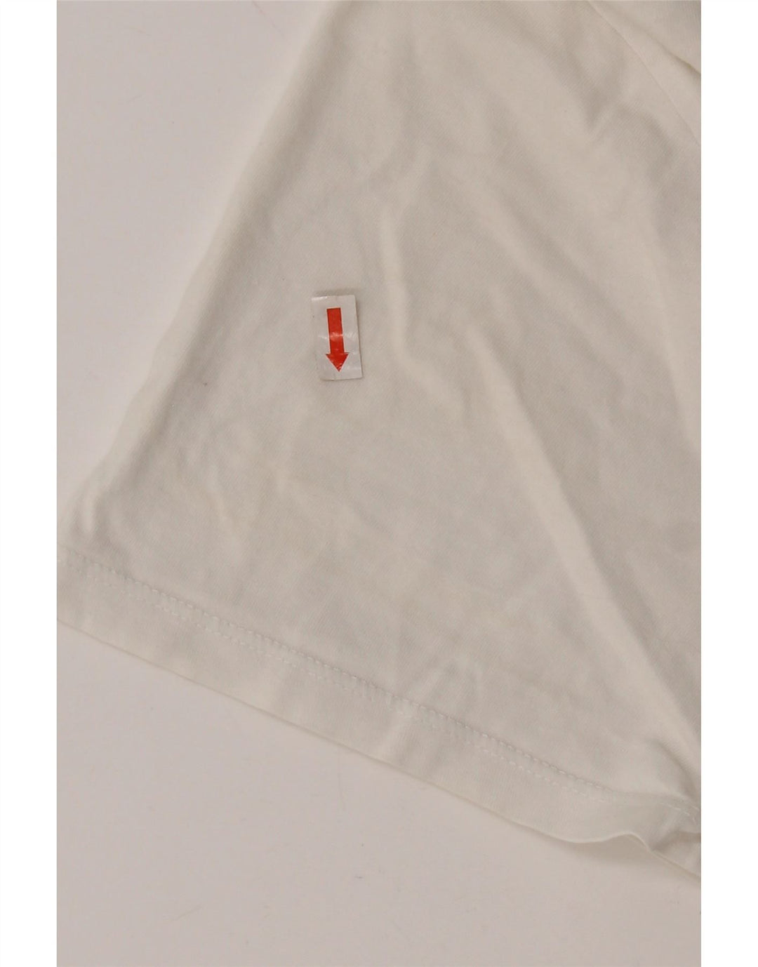 Camiseta feminina gráfica Levi's UK 16 grande algodão branco