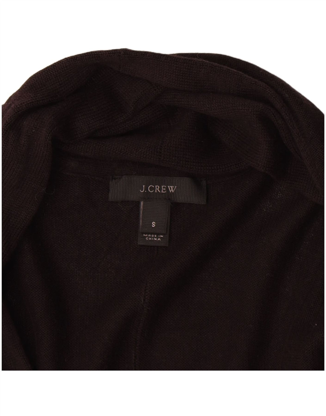 Suéter cardigã feminino J. Crew Longline oversized Reino Unido 10 pequeno preto