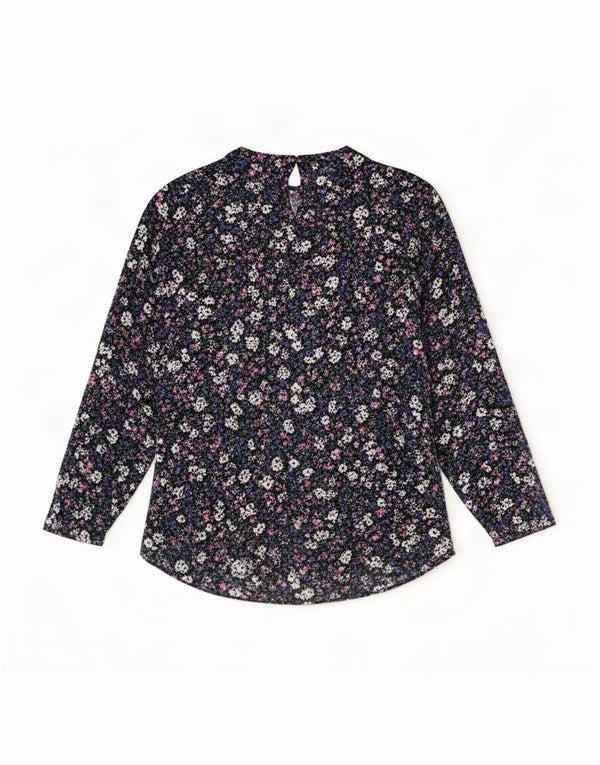 Blusa feminina Marks & Spencer UK 10 pequena floral multicolorida