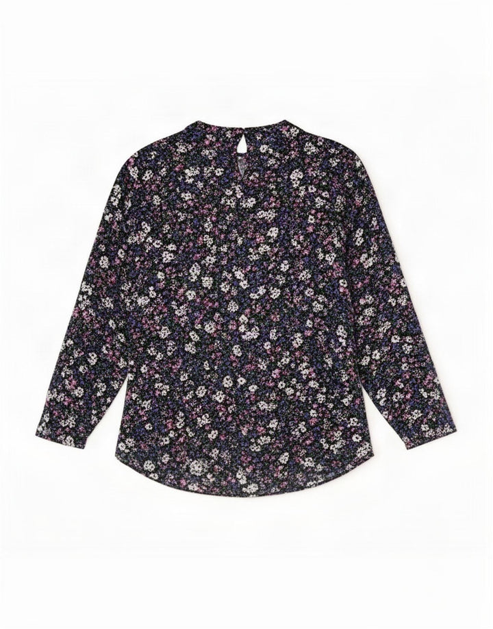 Blusa feminina Marks & Spencer UK 10 pequena floral multicolorida