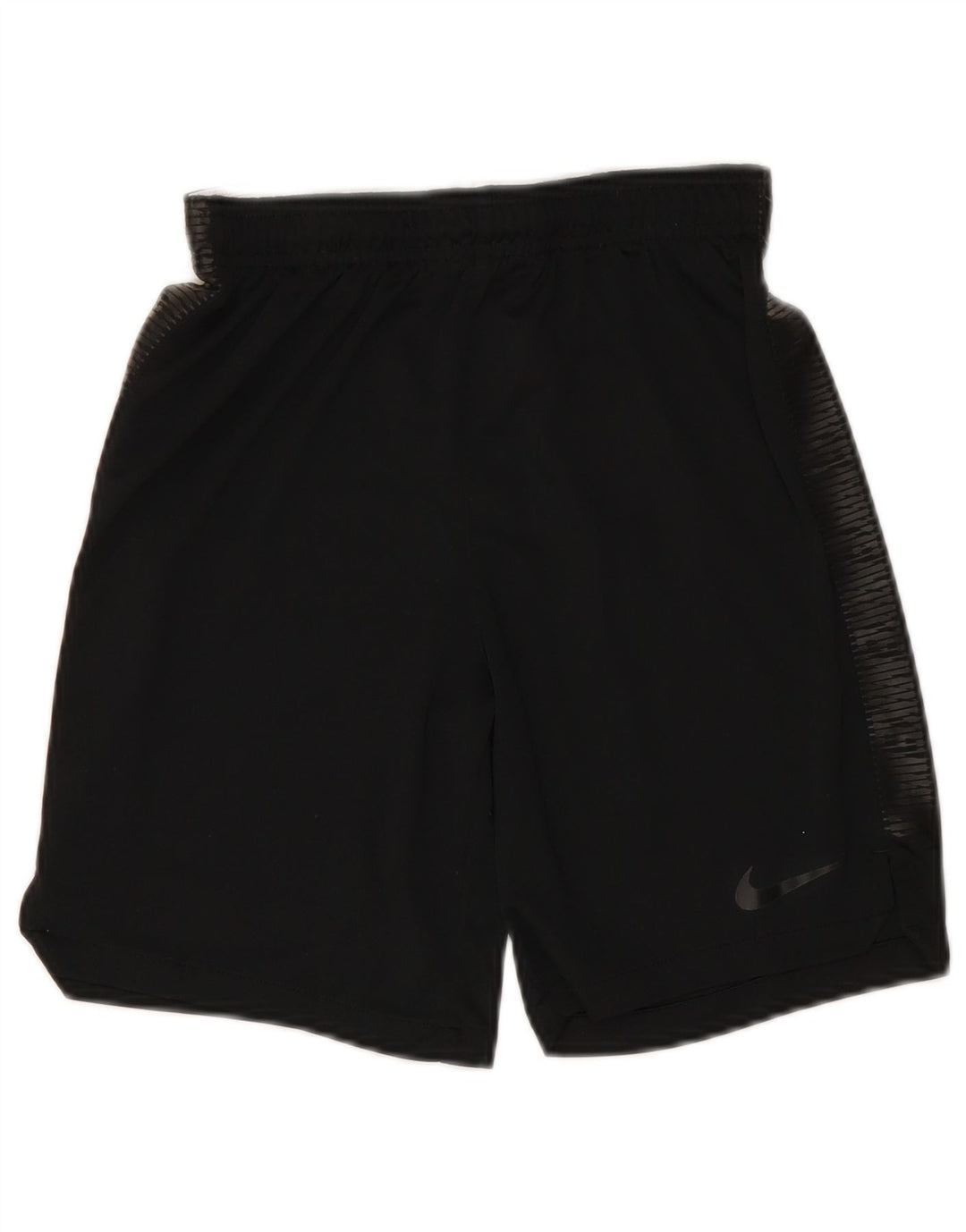 Shorts esportivos NIKE Boys Dri Fit 12-13 anos grande preto poliéster