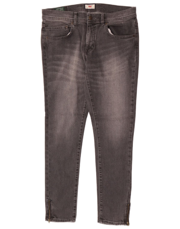 Carrera Mens 737 Skinny Jeans IT 50 Grande W34 L30 Algodão Cinza