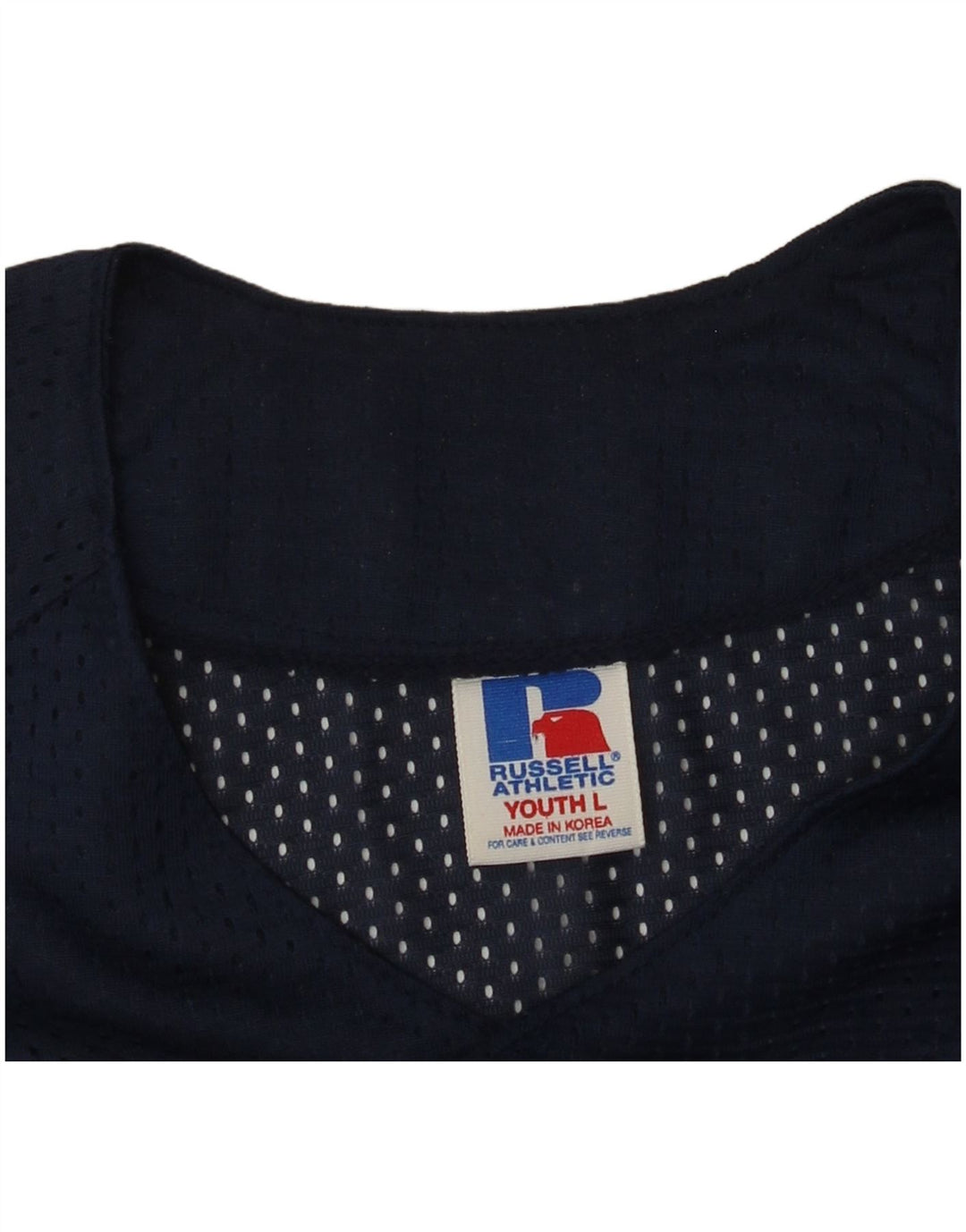 Camisa RUSSELL ATLÉTICA para meninos 13-14 anos grande azul marinho