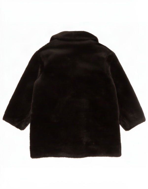 Sobretudo feminino Dunbar de pele sintética UK 18 XL preto acrílico