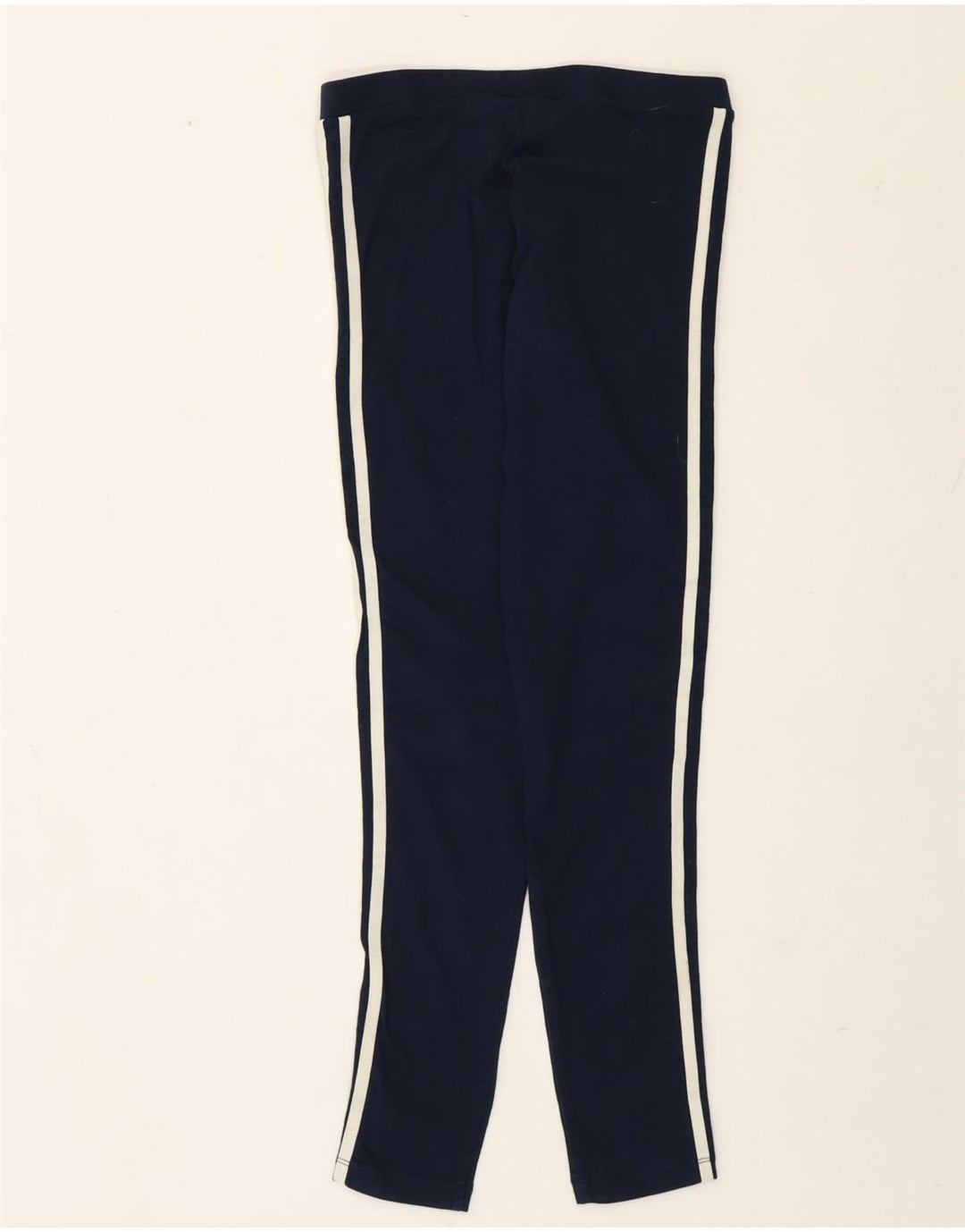 Leggings Adidas Femininas UK 8 Pequenas Azul Marinho Algodão