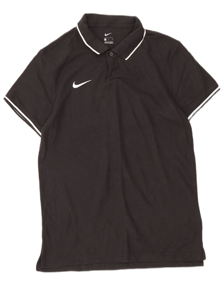 Camisa polo masculina NIKE grande algodão preto