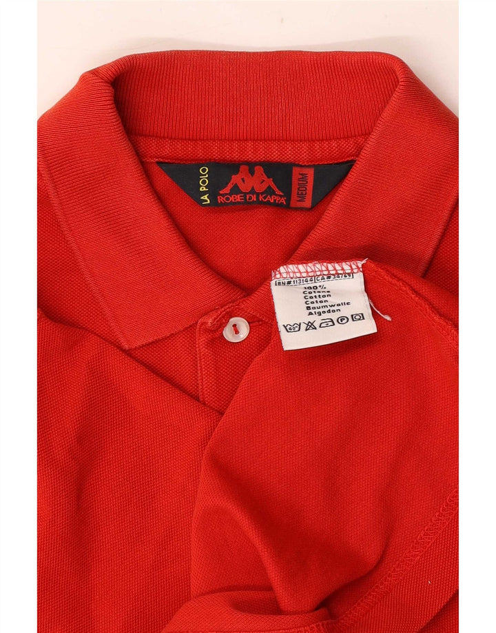 Camisa polo masculina Kappa médio algodão vermelho