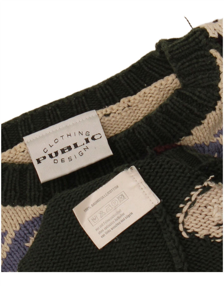 Suéter feminino PUBLIC com gola redonda IT 44 médio multicolorido