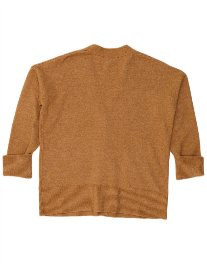 Suéter feminino oversized FASE EIGHT UK 10 pequeno bege acrílico