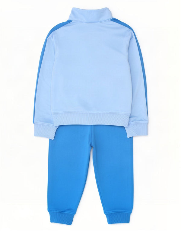 Fato de treino completo Adidas para meninas 18-24 meses azul colorblock poliéster
