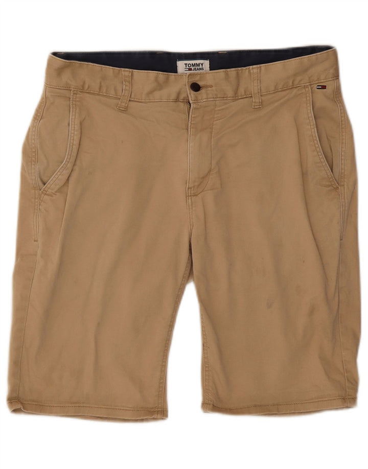 Shorts Chino Masculino Tommy Hilfiger W33 Algodão Bege Médio