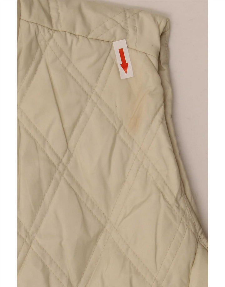 Jaqueta acolchoada feminina Murphy & Nye UK 14 médio branco