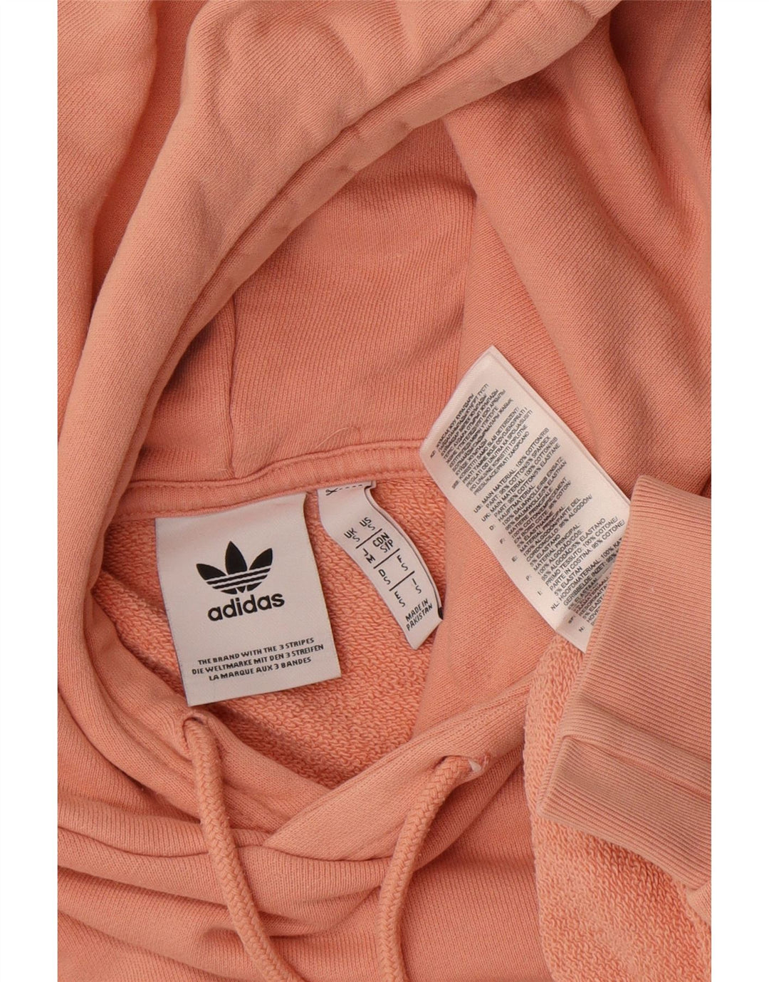 Adidas masculino gráfico moletom com capuz pequeno algodão rosa