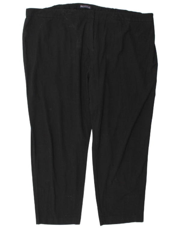 Calça Chino Cônica Feminina Marks & Spencer Reino Unido 30 7XL W52 L29 Preta